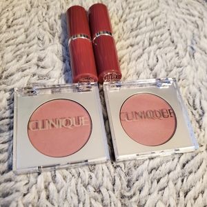 Clinique blush and lipstick